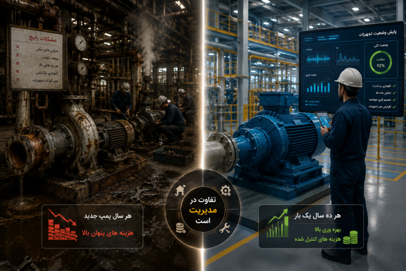 چرا بعضی کارخانهها هر سال پمپ میخرند و بعضی دیگر هر ده سال؟